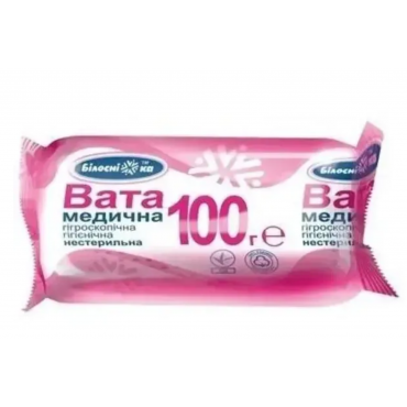 Вата медична, нестирильна,...